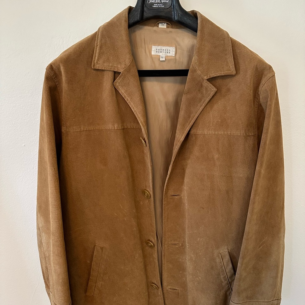 Barneys New York Suede Jacket